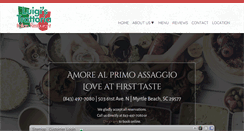 Desktop Screenshot of luigismyrtlebeach.com